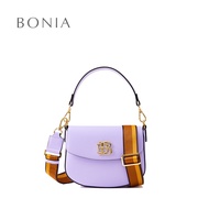 Bonia Purple Paste Miley Small Saddle Sling Bag