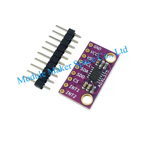ADXL375 High-G 3-Axis Accelerometer Breakout,±200g Measurement,I2C/SPI,for Impact Detection,Vibratio