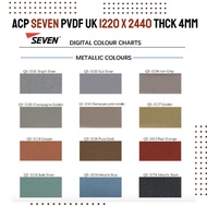 Acp seven 4mm pvdf metalic