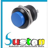 R13-507 2PIN SPST MOMENTARY BLUE PUSH BUTTON SWITCH 125V 6A 250V 3A