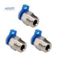 3 Sets Pneumatic Connector JP4-01 Straight Air Fast Fittings 3D Printer Parts for V6 Extruder Thread