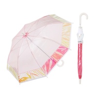 Ogawa 2024 Kids Long Umbrella Aurora Umbrella Kids Vinyl Umbrella 50cm LINEDROPS Pink Umbrella Hand Open Safety Wheel 8 Ribs 54689 ship from japan