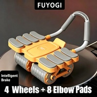 FUYOGI Ab Rollers Wheel Automatic Rebound Professional Elbow Support Plank Muscle