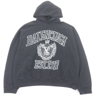 【รับคะแนนสะสม 5 เท่า】สภาพดีเยี่ยม□BALENCIAGA บาเลนเซียก้า ปี 2023 รุ่น 744463 DIY COLLEGE LOGO HOODI