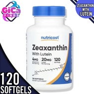 Nutricost Zeaxanthin with Lutein 120 Softgels