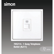 SIMON i7 SERIES TELECOMUNICATIONS OUTLETS switch