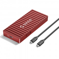ORICO Type-C USB 3.2 免工具 M.2 M-Key NVME SSD 硬碟盒 [9610-C3] 紅色