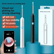 Smart Wireless Visual Ear Endoscope Camera Ear Cleaning Tools Spoon Safe Silicone Earpick Camera Ear