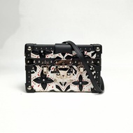 LOUIS VUITTON 圖案牛皮銀扣2015PETITEMALLE月光寶盒
