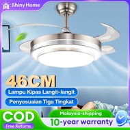 Ceiling Fan With Light Fan Kipas siling Ceiling Fan Light Invisible Fan Light AC Motor 5 Blades Ceil