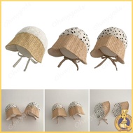 OMG* Newborn Baby Lace Bonnet Cap Sun Hat Adjustable Baby Summer Cap for 6-24 months