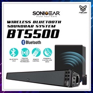 SonicGear BT5500 Bluetooth 5.0 SoundBar With Wireless Subwoofer 160W THEATRE SURROUND, AUX, USB, OPT