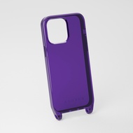 XOUXOU Clear掛繩手機殼iPhone 14/ 亮紫色Purple Clear