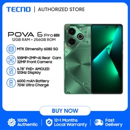 TECNO POVA 6 Pro 5G Cellphones sale 2024 original Smartphone 12GB+256GB MediaTek Dimensity 6080 5G 6