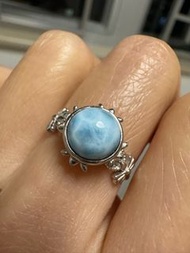 海紋石S925純銀戒指 Larimar Sterling Silver Ring rings,earring,earrings,necklaces,bracelet,bracelets,pendant