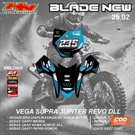 Decal sticker number plate + front fender HONDA blade new MOTOR CRF KLX 150 KLX BF KLX GORDON DTRACK