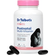 Dr. Talbot's Mom Postnatal Multi-Vitamin - DHA, Folic Acid, Vitamins, and More - Supports New Moms t