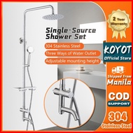 ◆ ✙ KOYOT 304 Stainless Steel Bathroom Single Cold Shower Set for Single Point Water Heater