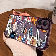 Casing Hp untuk Samsung Galaxy A05 M05 F05 A05s A06 4G Case Anime Luffy Kasing airbag Kesing Silicon