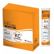 VF core อาหารเสริมบำรุงเลือด บำรุงร่างกาย บำรุงข้อ  มาในรูปแบบขนมแมวเลีย บรรจุ 1 กล่อง 30 ซอง