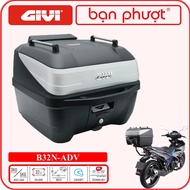 Givi B32N-ADV BOLD ADVANCE Rear Box- Genuine Givi Box 32L Upgraded Model Rear Motorcycle - Traveler