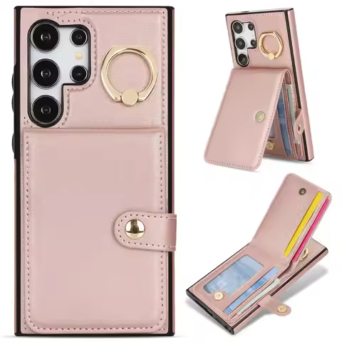 for Samsung Galaxy S24/S23/S22 Ultra/S23 FE/Note 20 Ultra 5G Case with Card Holder,Wallet Case Flip