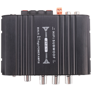 2X -838 HIFI Amplifier 2.1 Channel Car MP3 AUX Input High & Low Bass Adjustment Super Bass 20Wx2+40W