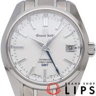 精工 Grand Seiko 機械高頻 36000 GMT 40mm 大師工坊限量版Grand Seiko機械高頻 36000 GMT SBGJ211/9S86-00A0 帶盒保修 亮鈦金屬男士腕錶 
