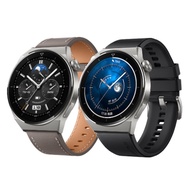 {Aishang watch industry}22มม. สายหนังสำหรับ Huawei Gt3 Pro นาฬิกาซิลิโคนสีดำสำหรับ Huawei Gt3 Gt 2 Pro นาฬิกาอุปกรณ์เสริมสำหรับชายหญิง