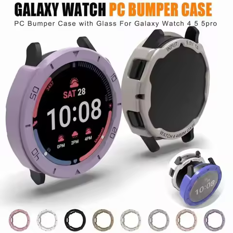 Screen Protector Cover For Samsung Galaxy Watch 5 4 44mm 40mm Case TPU All-Around Bumper Protective 