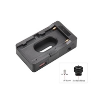 Plat Pelekap NP-F550/F970 DC12V USB18W Penyesuai Kuasa NPF Pengecasan Pantas Plat Klip