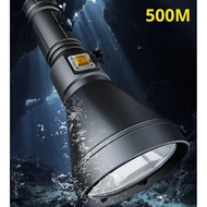 Professional Powerful Diving Flashlight Divi Scuba XHP90 Submarine Light 500M Underwater Waterproof 