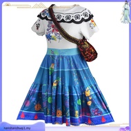 (Ready Stock) Encanto Inspired Mirabel Dress Costume for Kids & Adults Princess Cosplay Outfit Hallo