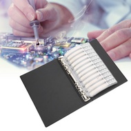 Capacitor Sample Book 0402 for Electronic Enthusiasts Storing Components Comparison Professionals