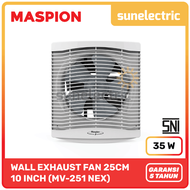 Maspion MSP MV 251 NEX Exhaust Ventilating Fan / Exhaust Dinding Hexos 10 Inch / 25cm MV-251 NEX / M