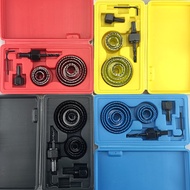 ~19-127mm Hole Saw Set Saw Cup Wood Crown Drill Bit for Gypsum board Wood PVC Plastic Density bo 9⋌