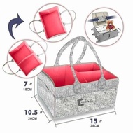 Multipurpose Caddy / Diaper Bag Large Baby Bag Organizer Box