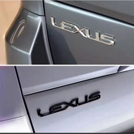 LEXUS LOGO LEXUS EMBLEM ABS CHROME BLACK