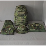 Tactical Combat Camouflage Habema Suit BDU Shirt Combat Pants 511 Bag Model Quota Jungle Hat