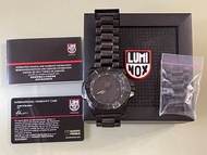LUMI NOX Watch 黑鋼帶手錶 95%新淨有盒 LUMINOX 3152BO