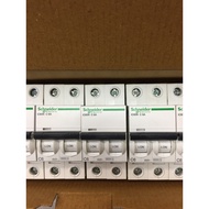 MCB SCHNEIDER IC60N 2P 6A 2phase 6kA A9F74206 MINIATURE CIRCUIT BREAKER 2Pole 2 Phase 2 P