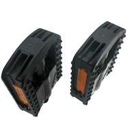 Bike Foldable Pedals Nylon Tread + Steel Axis Durable Foldable Pedals Cycling