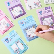 50 - Sheet Kawaii Stitch Sticky Notes | 73×73mm Reusable Square Memo Pads for School & Office Paper 