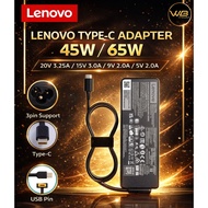 LENOVO TYPE-C TYPE C ADAPTER 45/65W 20V 3.25A / 15V 3.0A / 9V 2.0A / 5V 2.0A LAPTOP NOTEBOOK CHARGER