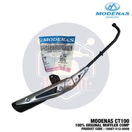MODENAS CT100 CT 100 100% ORIGINAL MUFFLER COMP EXHAUST PIPE PAIP EKZOS 18087-512-0009