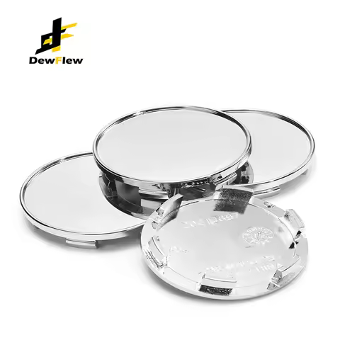 DewFlew 4Pcs Out 54mm(2.13in) Inner 49.5mm(1.95in) Car Wheel Center Cap For 2011-2012 EX35 1985-1996