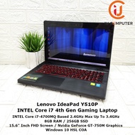 LENOVO IDEAPAD Y510P GAMING INTEL CORE I7-4700MQ 8GB RAM 256GB SSD GT750M USED LAPTOP REFURBISHED NO
