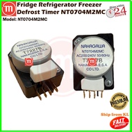 NT0704M2MC Nakagawa Fridge Refrigerator Freezer Freeze Defrost Timer 4 Pin Spare Part NT0704