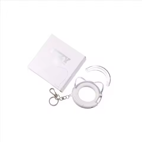 Kpop Idol ITZY Mini Light Ring Keychain with Cat Ears