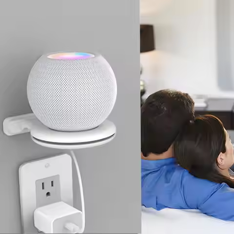 Smart Speaker Bracket Cable Saving Bracket Wall Shelf Speaker Accessory Saving Accessories for HomeP